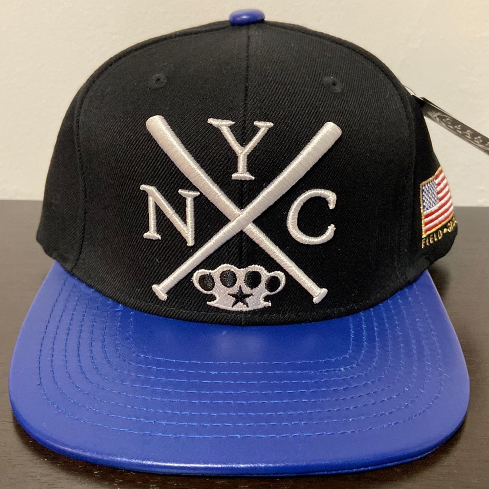 NYC Black Snapback Hat